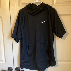 Mens Dri-fit athletic shirt with hood